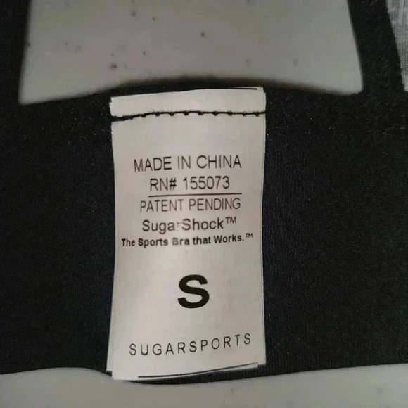NWT Sugar Shock Sports Bra Black Small MSRP $89 - Picture 8 of 9